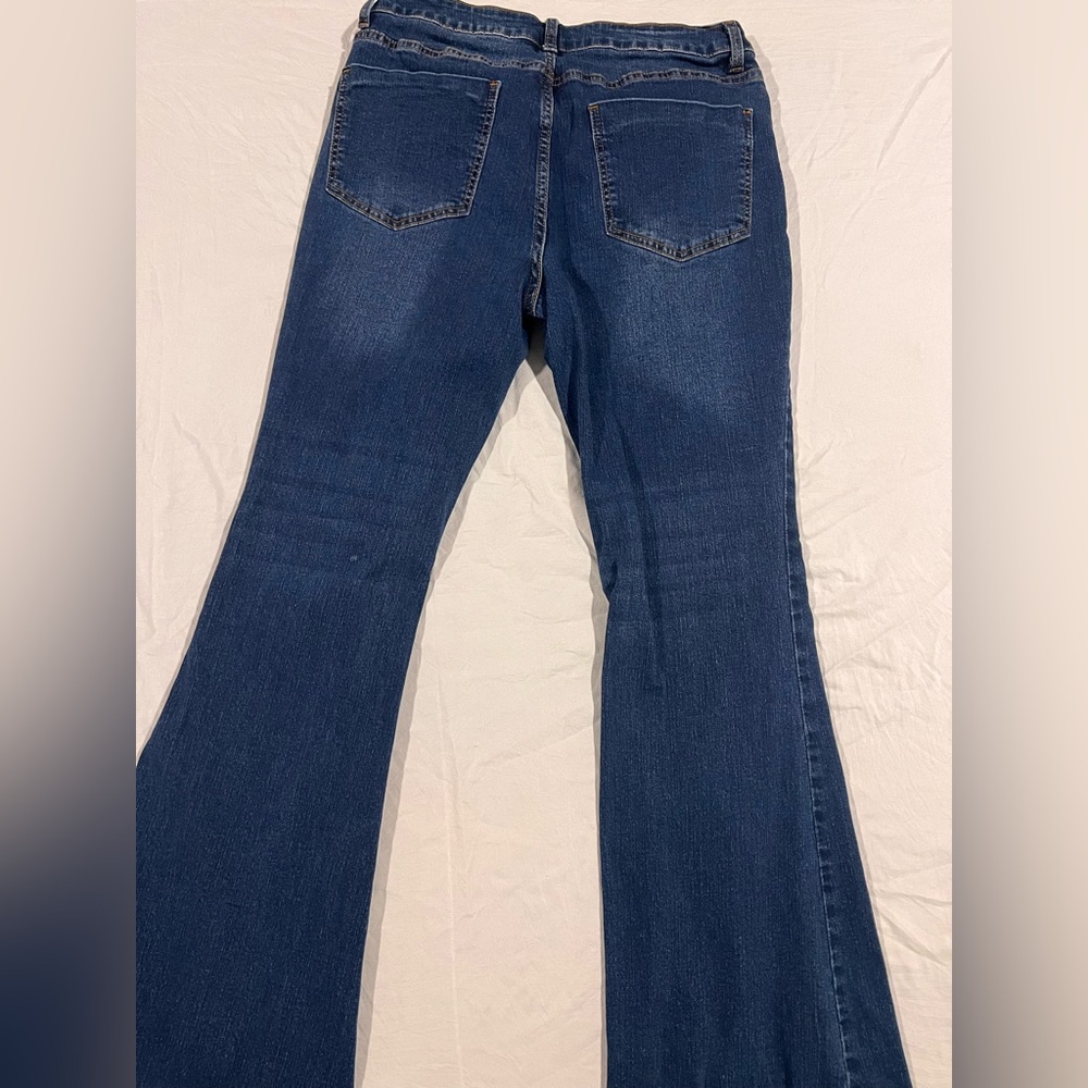 Dark Wash, Distressed Jeans